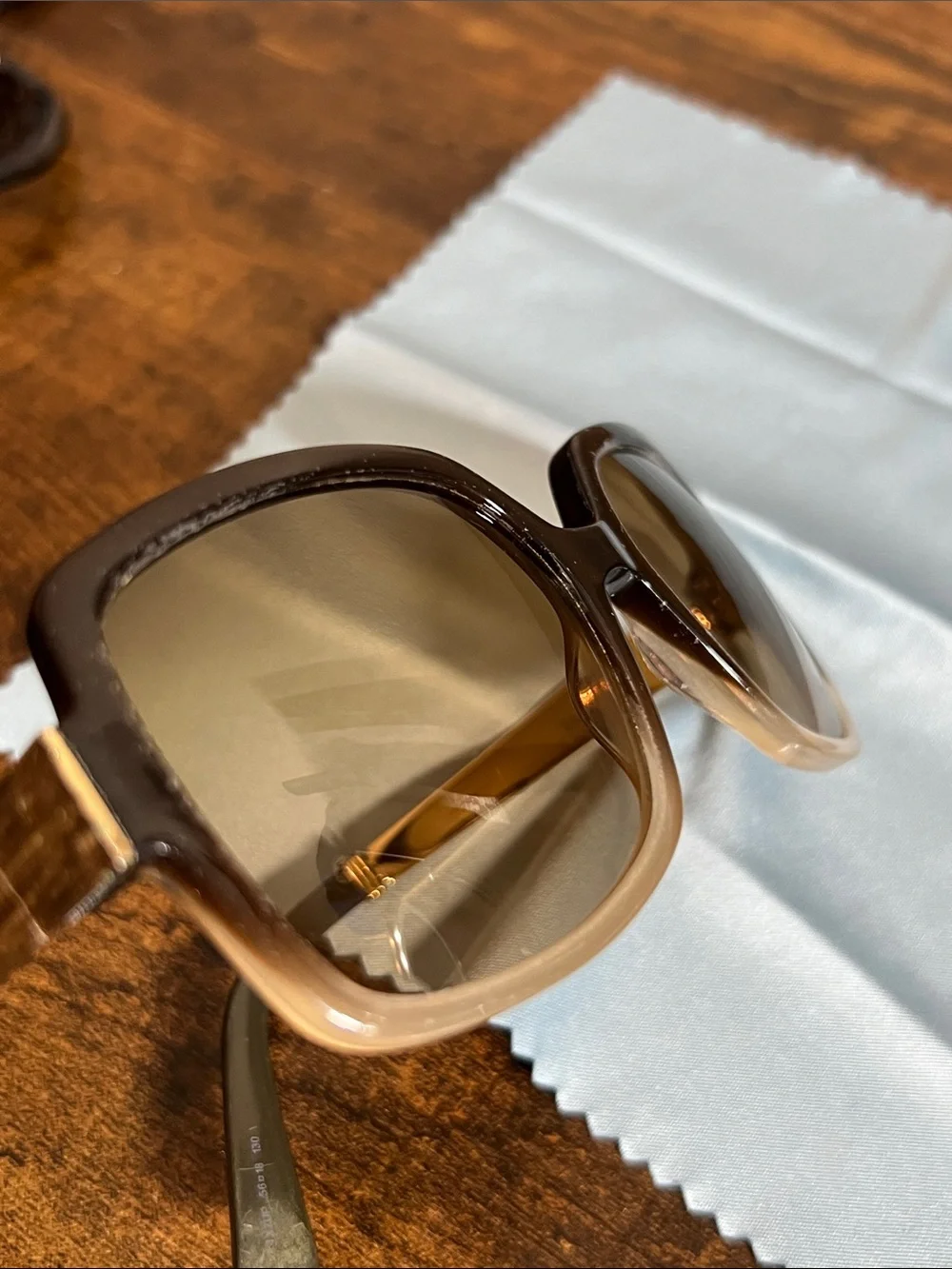 Dior Black Sunglasses with Gold Temples